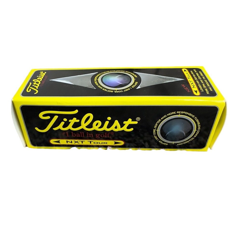Titleist NXT Tour Golf‎ Balls (3) Longer And Softer NEW